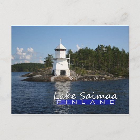 Saimaa Lighthouse Postkarte (Vorderseite)