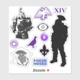 Saint 14 6 Zoll x 6 Zoll Vinyl Stickers, kundenspe Aufkleber