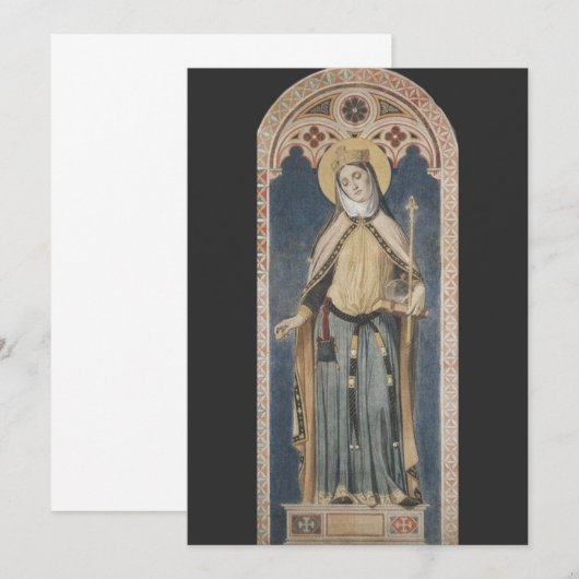 Saint Adelaide (Italien) Dankeskarte (Vorne/Hinten)