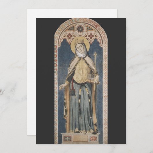 Saint Adelaide (Italien) Feiertagskarte (Vorne/Hinten)