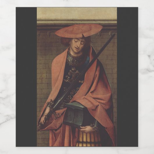 Saint Adrian der Martyr Weinetikett (Einzelnes Label)