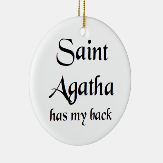 saint agatha keramik ornament (Rechts)