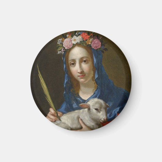Saint Agatha (von Cesare Dandini) Magnet (Vorne)