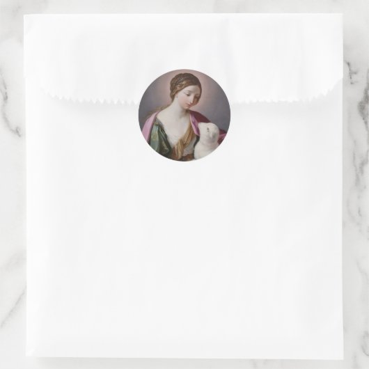 Saint Agnes Catholic Sticker (Tasche)