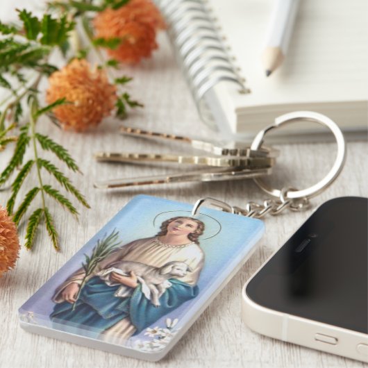 Saint Agnes Schlüsselanhänger (Vorderseite rechts)