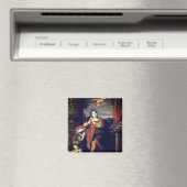 Saint Agnes von Domenichino (c. 1620) Magnet (In Situ (Geschirrspüler))