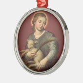Saint-Agnes von Rom Ornament Aus Metall (Links)