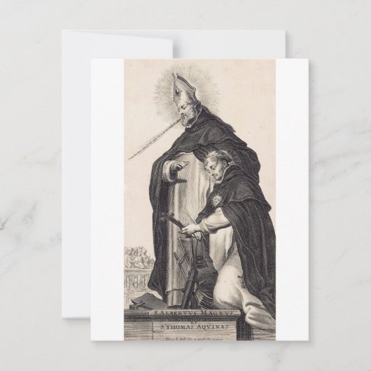 Saint Albert der Große und Heilige Thomas Aquinas (Vorderseite)