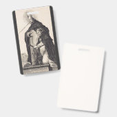 Saint Albert der Große und Heilige Thomas Aquinas Ausweis (Vorder- & Rückseite)