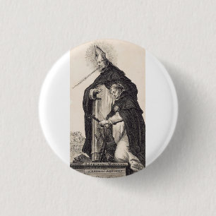 Saint Albert der Große und Heilige Thomas Aquinas Button