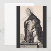 Saint Albert der Große und Heilige Thomas Aquinas Dankeskarte (Vorne/Hinten)