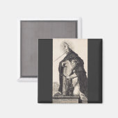 Saint Albert der Große und Heilige Thomas Aquinas Magnet (Vorderseite/Rückseite)