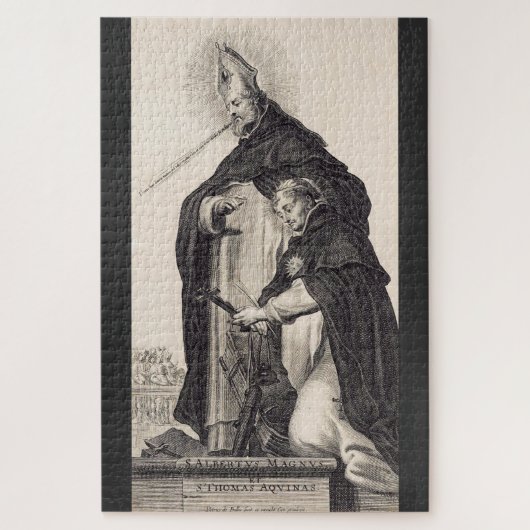 Saint Albert der Große und Heilige Thomas Aquinas Puzzle (Vertikal)