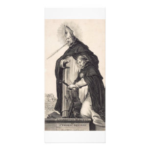 Saint Albert der Große und Heilige Thomas Aquinas Werbekarte