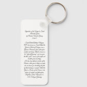 Saint Albert vom Großen Schlüsselanhänger (Rückseite)