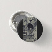 Saint Albinus von Angers Button (Vorne & Hinten)