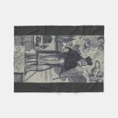 Saint Albinus von Angers Fleecedecke (Vorderseite (Horizontal))