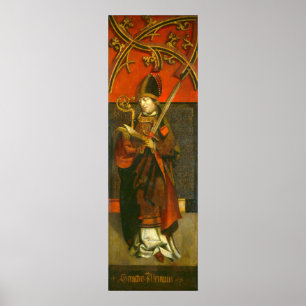 Saint Alcuin - Tiroler Kunstgedicht Poster