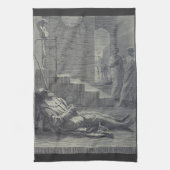Saint Alexius von Rom Geschirrtuch (Vertikal)