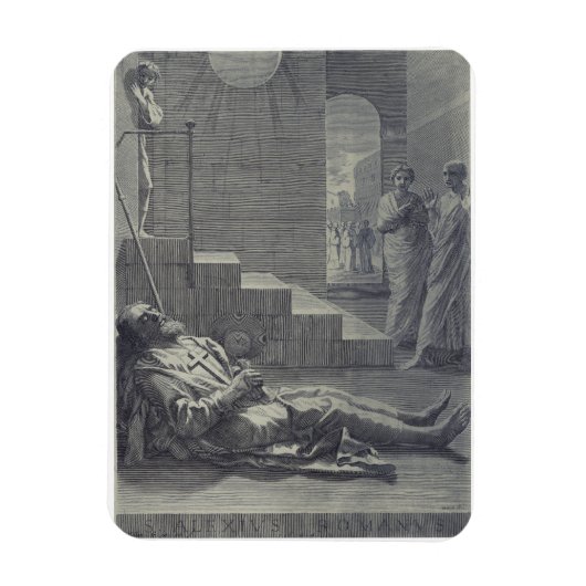 Saint Alexius von Rom Magnet (Vertikal)