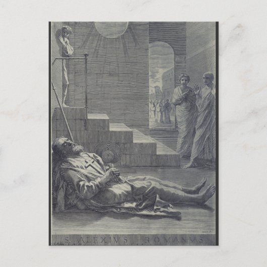 Saint Alexius von Rom Postkarte (Vorderseite)