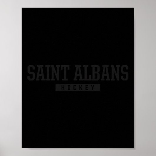 Saint Alns High School Eishockey  Poster (Vorne)