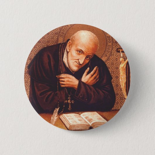 Saint Alphonsus Liguori Button (Vorderseite)