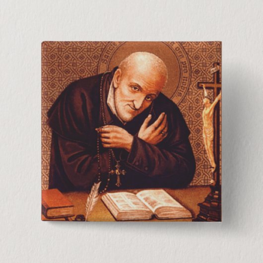 Saint Alphonsus Liguori Button (Vorderseite)