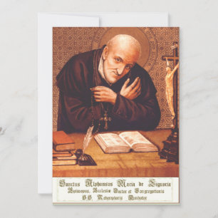 Saint Alphonsus Liguori Dankeskarte