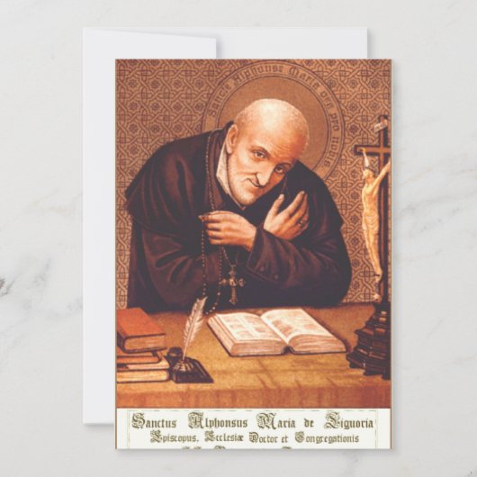 Saint Alphonsus Liguori Einladung (Vorderseite)