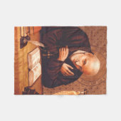 Saint Alphonsus Liguori Fleecedecke (Vorderseite (Horizontal))
