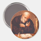 Saint Alphonsus Liguori Magnet (Vorderseite/Rückseite)