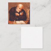Saint Alphonsus Liguori Quadratische Visitenkarte (Vorne/Hinten)