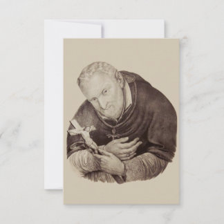 Saint Alphonsus Liguori Redemptorist Holy Card Dankeskarte