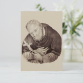 Saint Alphonsus Liguori Redemptorist Holy Card Dankeskarte (Stehend Vorderseite)