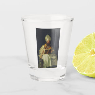Saint Ambrose von Francisco de Goya Schnapsglas