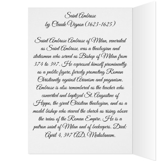 Saint Ambrose von Mailand (Innen (Links))