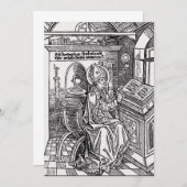 Saint Ambrose von Mailand Einladung (Vorne/Hinten)