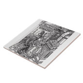 Saint Ambrose von Mailand Fliese (Seite)