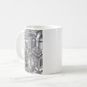 Saint Ambrose von Mailand Kaffeetasse (Vorderseite Links)