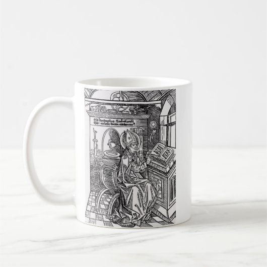 Saint Ambrose von Mailand Kaffeetasse (Links)