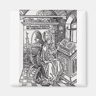 Saint Ambrose von Mailand Magnet
