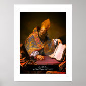 Saint Ambrose von Mailand Poster (Vorne)