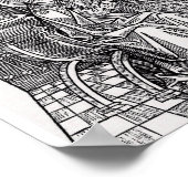 Saint Ambrose von Mailand Poster (Ecke)