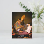 Saint Ambrose von Mailand Postkarte (Stehend Vorderseite)
