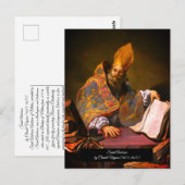 Saint Ambrose von Mailand Postkarte (Vorne/Hinten)