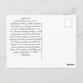 Saint Ambrose von Mailand Postkarte (Rückseite)