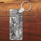 Saint Ambrose von Mailand Schlüsselanhänger (Rückseite)