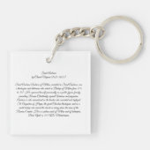 Saint Ambrose von Mailand Schlüsselanhänger (Rückseite)