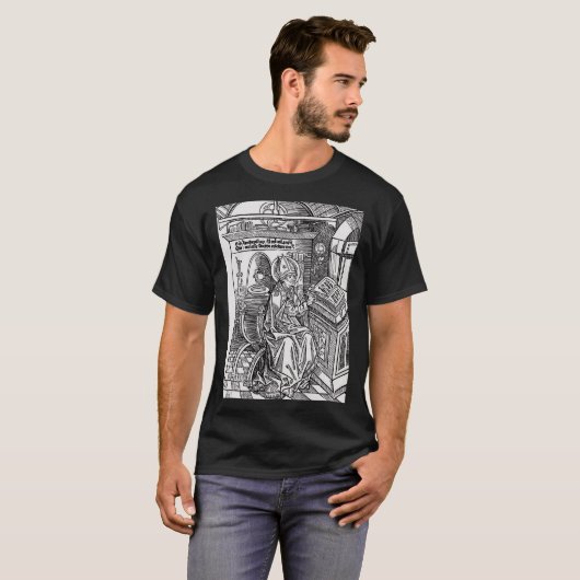 Saint Ambrose von Mailand T-Shirt (Vorne ganz)